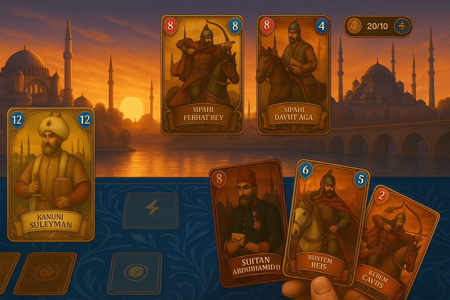 Sultan's Gambit Card Background
