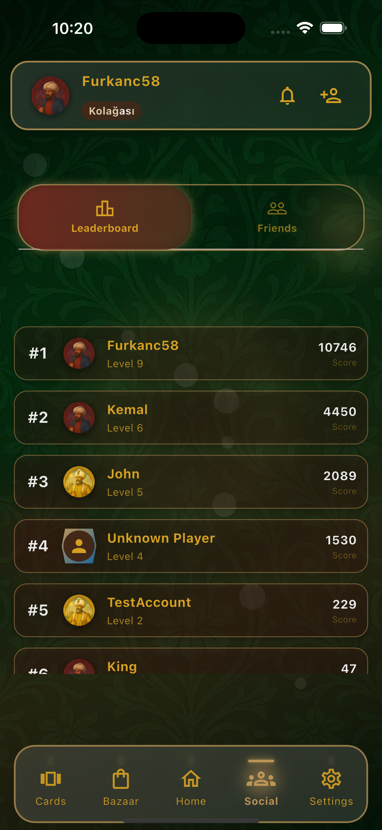 Honor Leaderboard